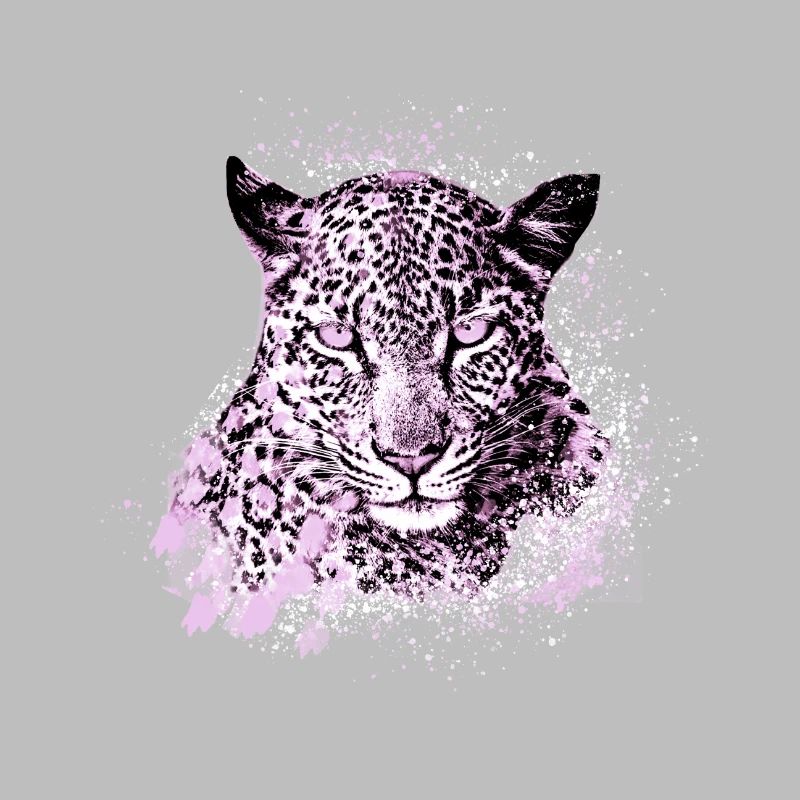snow leopard,cat,leopard,pink,wildcat