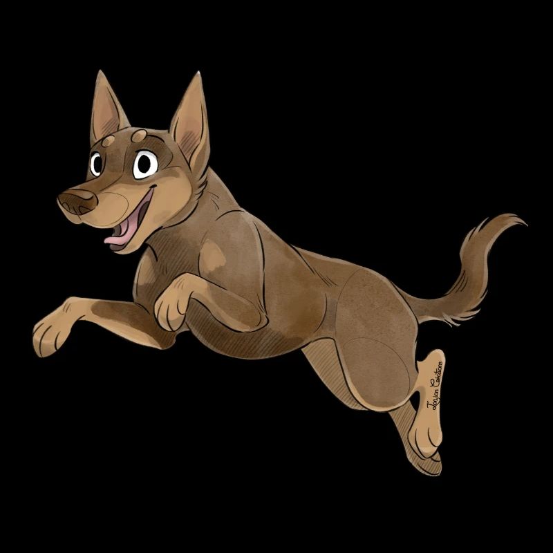 Chien de Sport - Kelpie - Chocolat Feu
