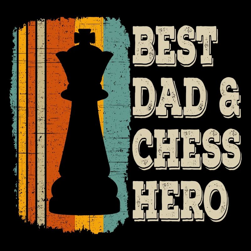 Meilleures rayures rétro Dad & Chess Hero