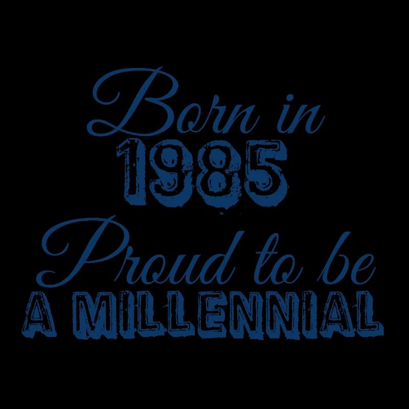 Geboren 1985 stolz darauf, ein Millennial zu sein