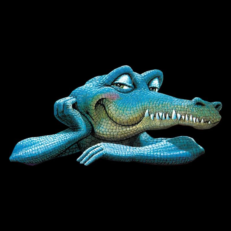 Retro Krokodil Amstrad - Maskottchen 02