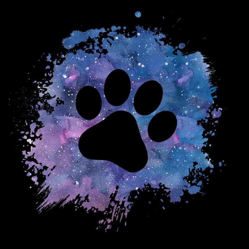 Empreinte de pattes de chien Pattes Galaxy propriétaire de chien