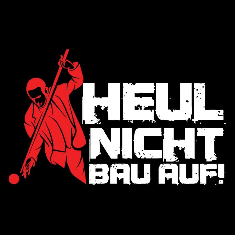 Heul Nicht Billardspieler Billard Queue Geschenk