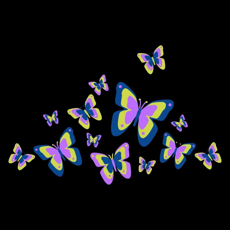Papillon Papillon Insectes Printemps Été coloré