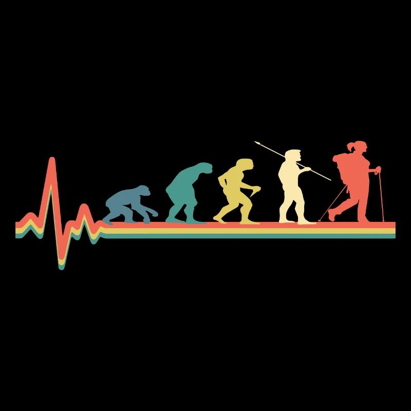 Hiking Hiking Mountains Evolution