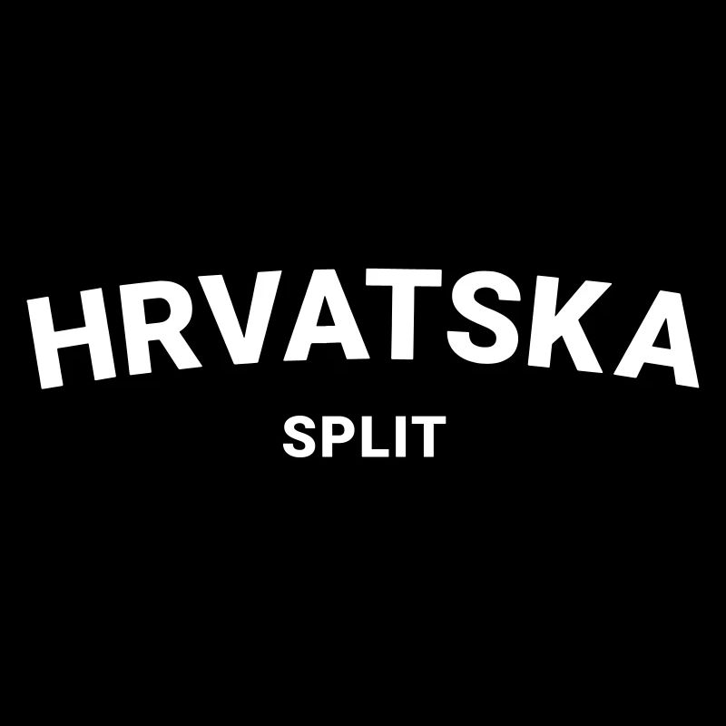De la Croatie avec amour - Hrvatska Split white