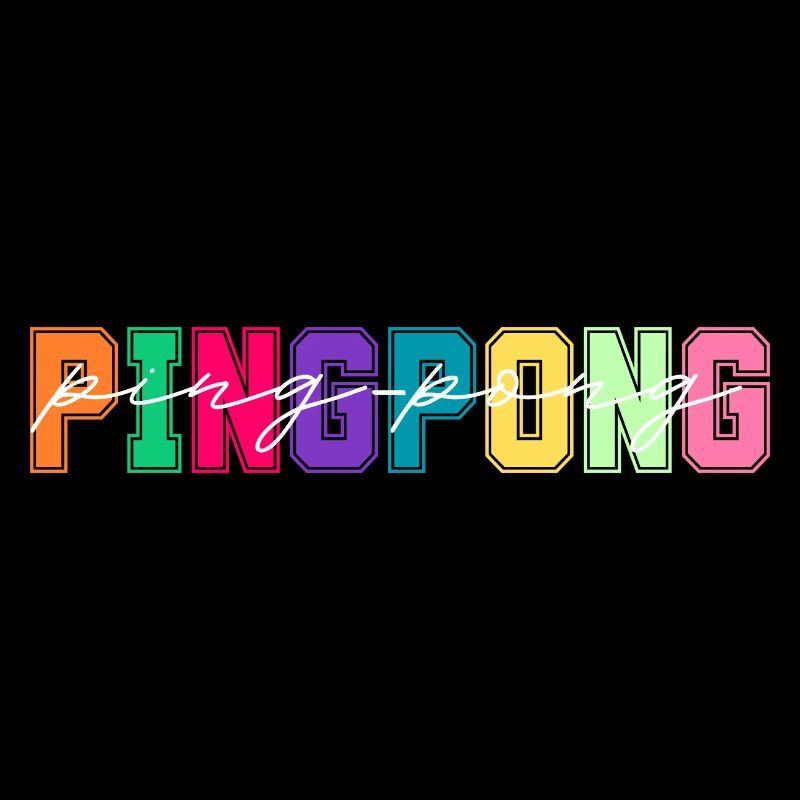 Ping pong colors - ping pong lover gift