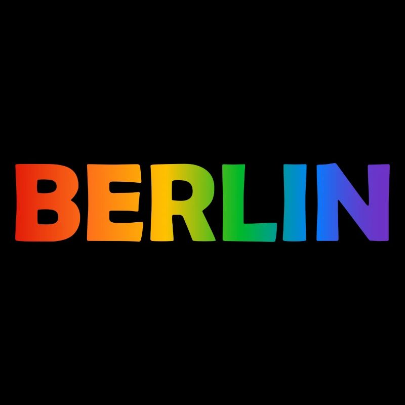 Texte arc-en-ciel de Berlin