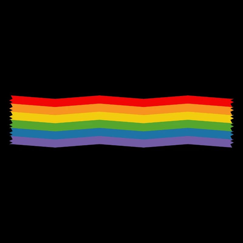 rainbow stripes pointed LGBT lgbtqi queer