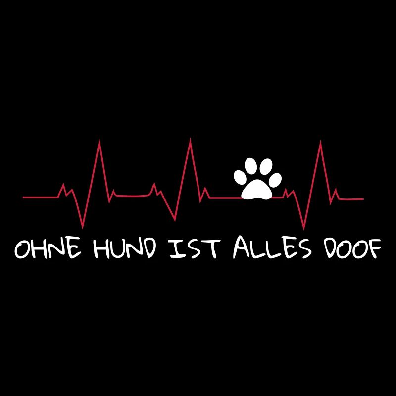 Pulslinie Ohne Hund ist alles doof
