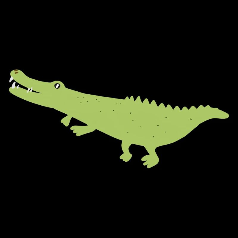 Crocodile animal illustration alligator gift