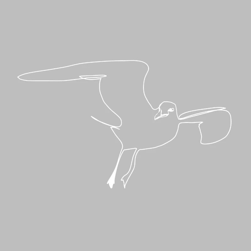 Weiße Möwe