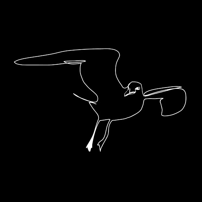 Mouette blanche