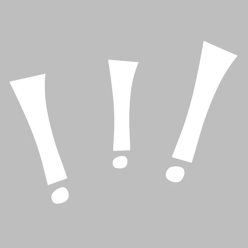 Trois points d’exclamation