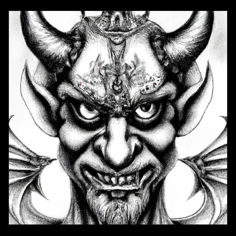 Visage du diable