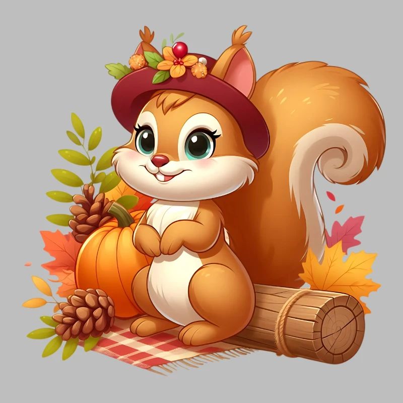 Eichhörnchen Herbst