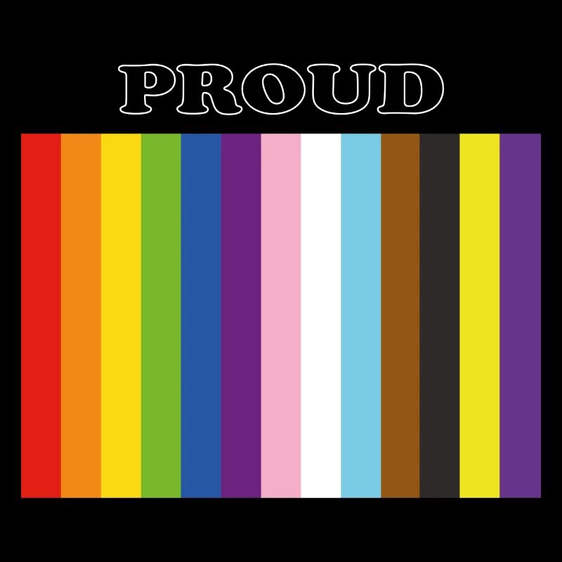 Proud Inclusive Pride Colors