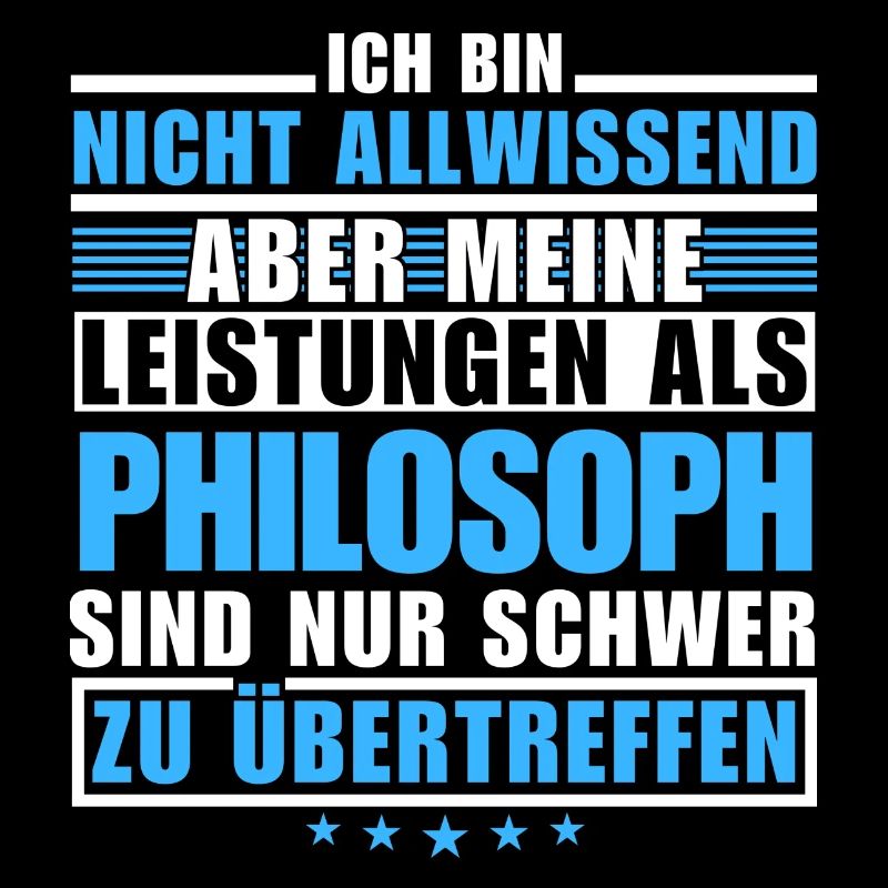 Unübertroffene Leistung als Philosoph