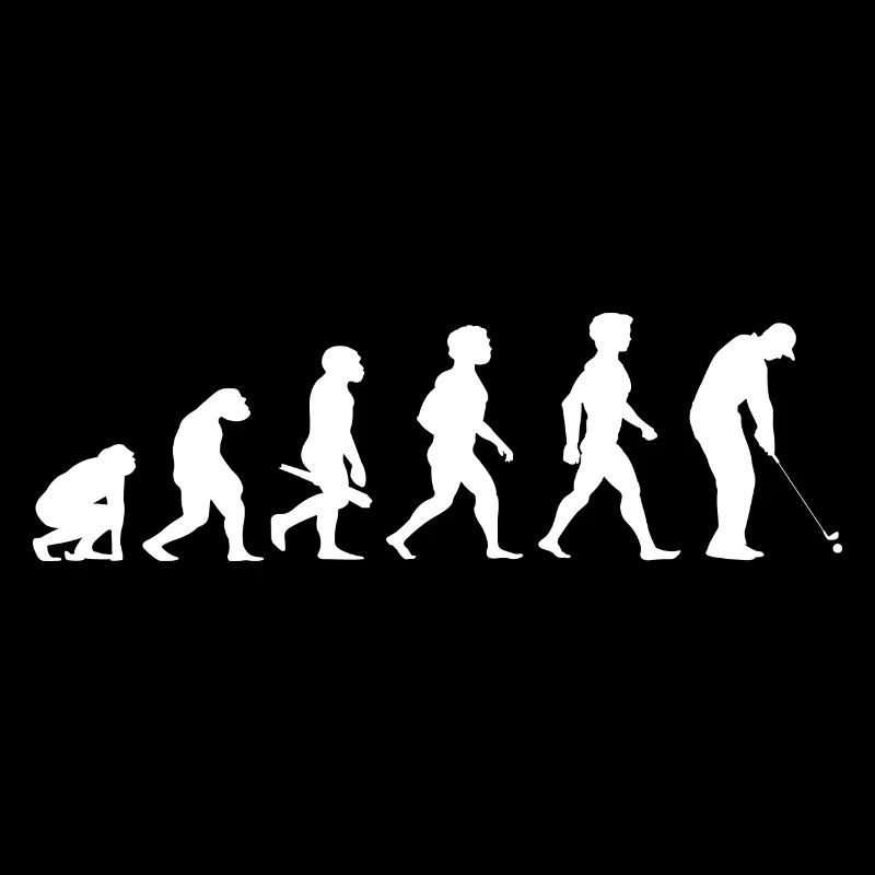 Evolution Golf Golfer Golfspieler Golfplatz