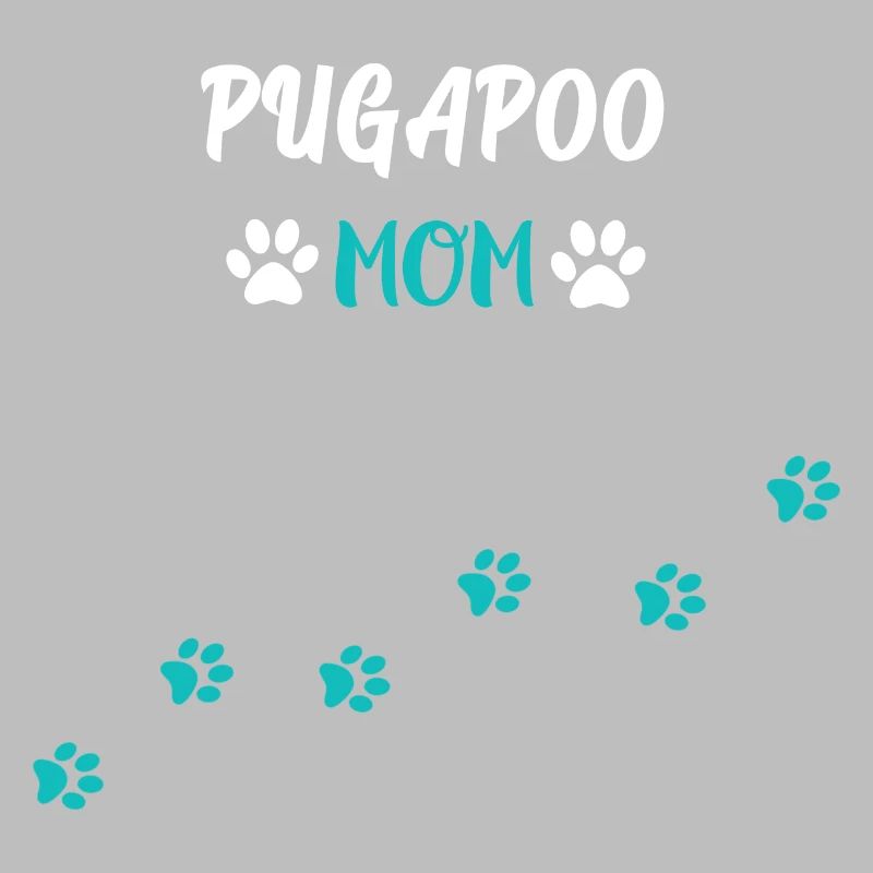 Pugapoo Mom - Pudel Mops Mix
