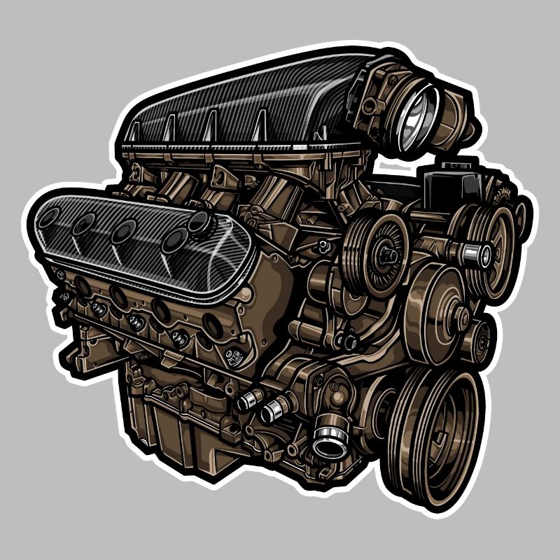 Engine Block // Illustration