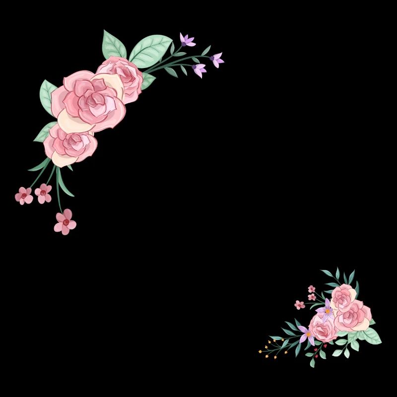 Letter o fleurs