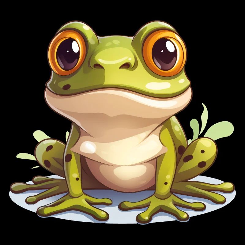 Grenouille Logo mignon