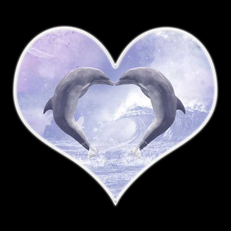 Embrasser les dauphins