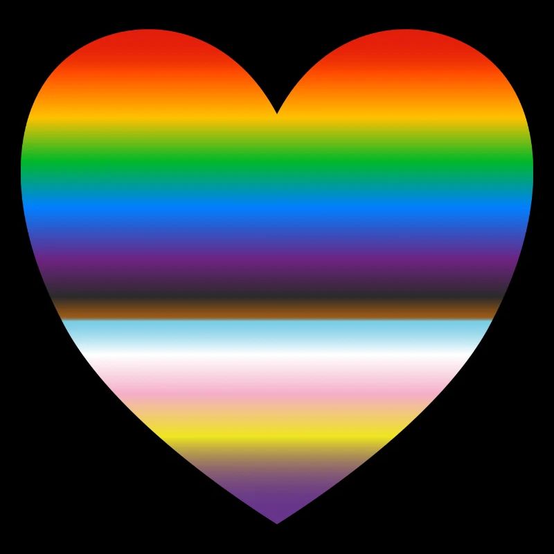 Inclusive pride heart