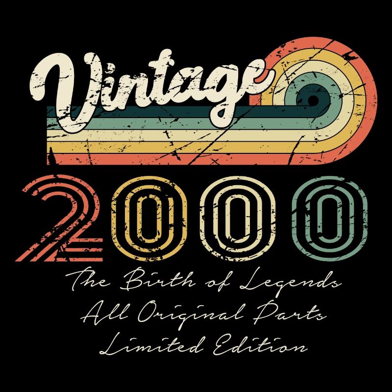 Awesome Since 2000 Anniversary 2000 Vintage 200