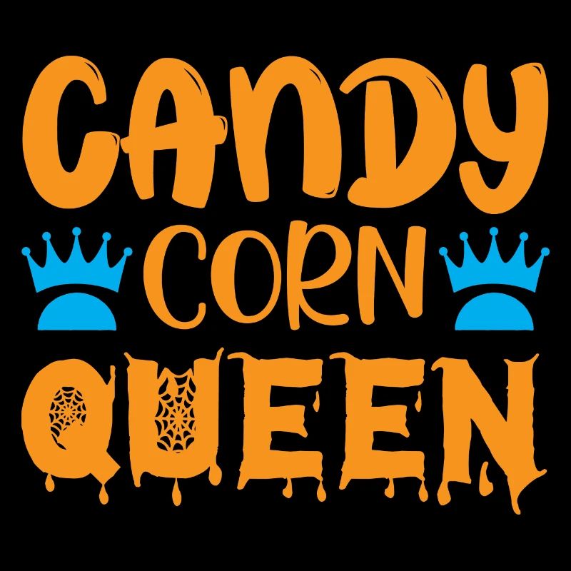 Candy Corn Queen - Halloween Humor
