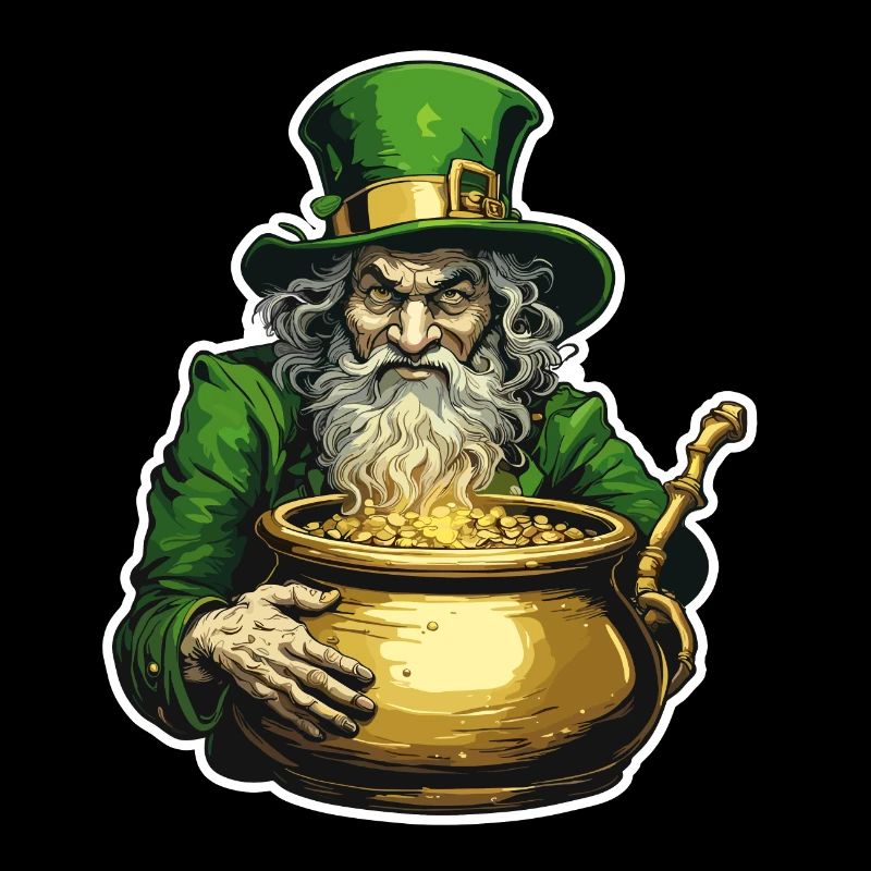 Leprechaun / Leprechaun / Vert / Gingembre / Irlande