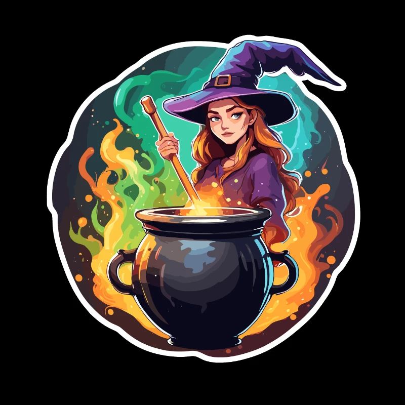 Sorcière / Magie / Rituel de sorcière / Conte de fées / Sort