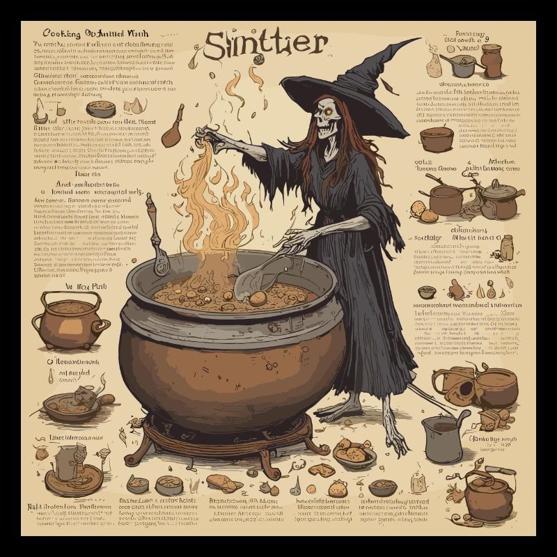 Manuel de la sorcière / grimoire / Halloween / automne