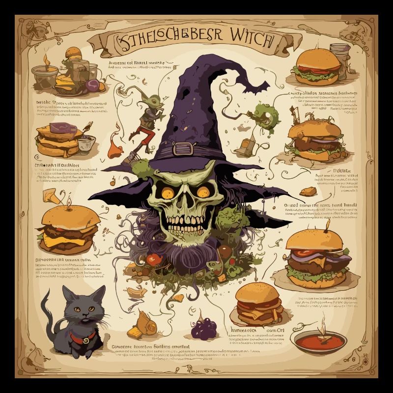 Witch's Handbook / Magic Book / Halloween / Autumn
