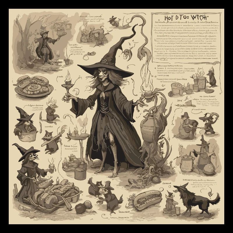 Witch's Handbook / Magic Book / Halloween / Autumn