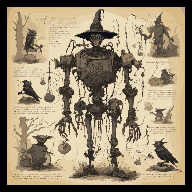 Manuel de la sorcière / grimoire / Halloween / automne