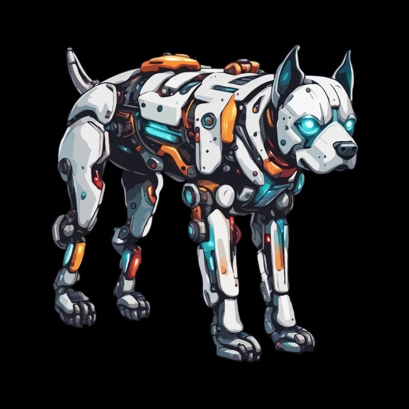 Roboter Tier / KI / Mechanisierte Tiere / Comic