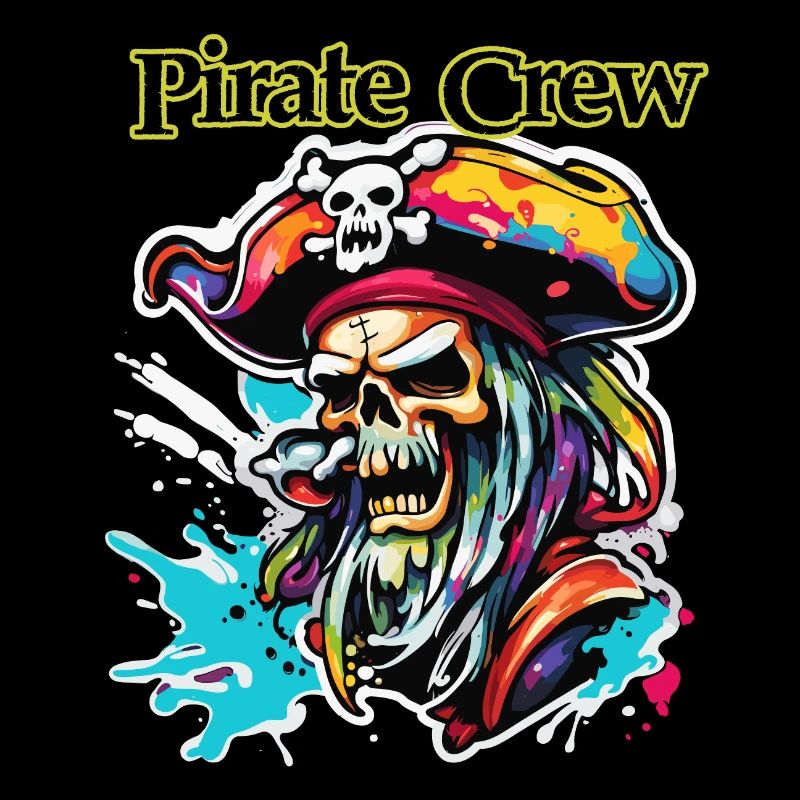 Pirate / Ahoy / Ancre / Capitaine / Crâne / Rhum