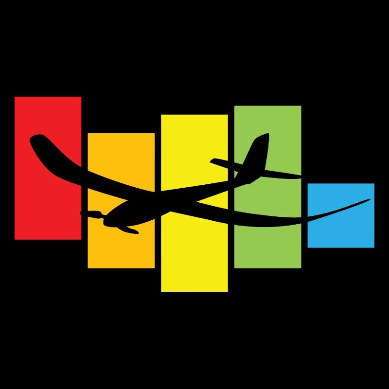 Avion coloré