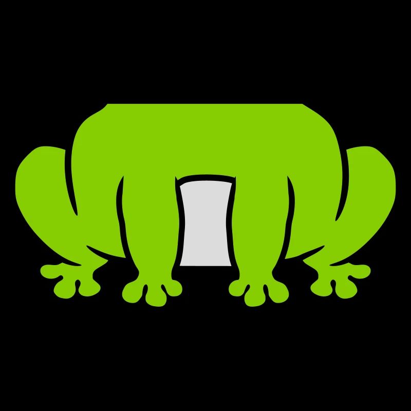 Verkleidung Kostüm sitzender Frosch