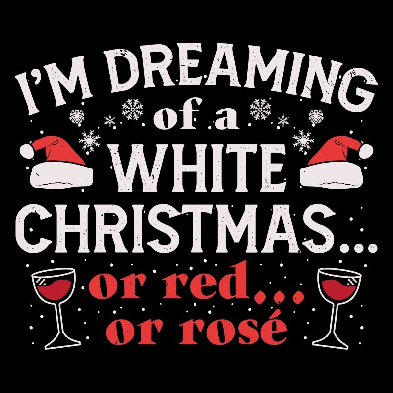 Joyeux Noël Blanc Vin de Noël Verre Vin