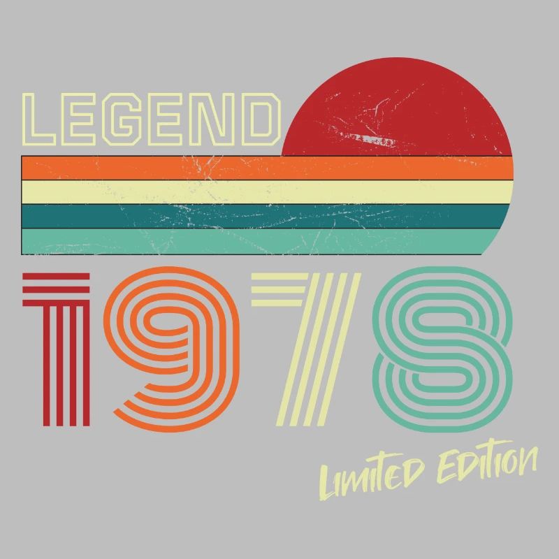 Legend 1978 Geburtstagsshirt Geschenk Jubiläum