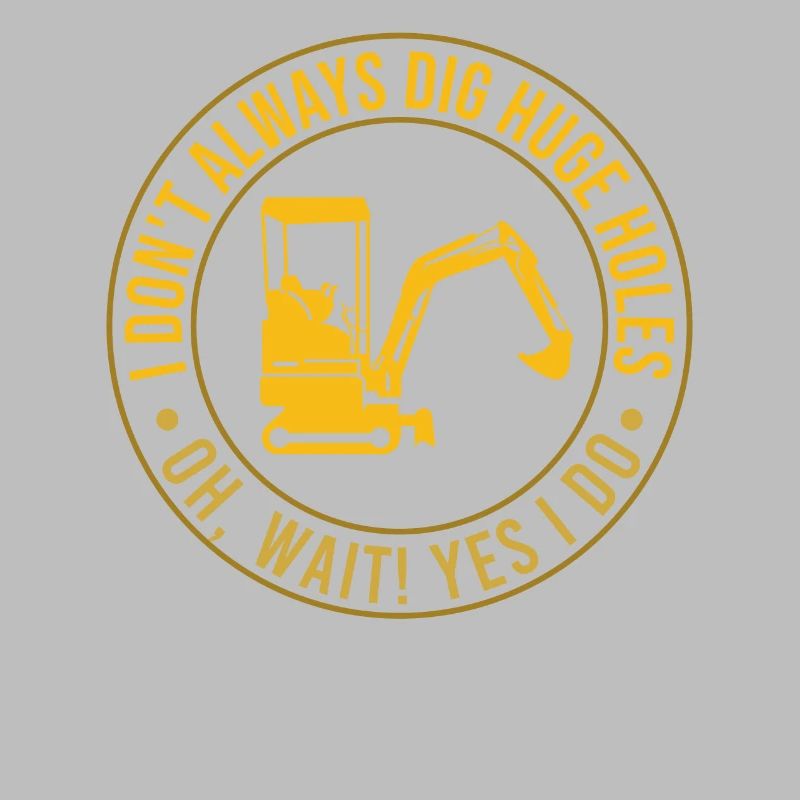 Retro Bagger Spruch Baggerfahrer Baustelle