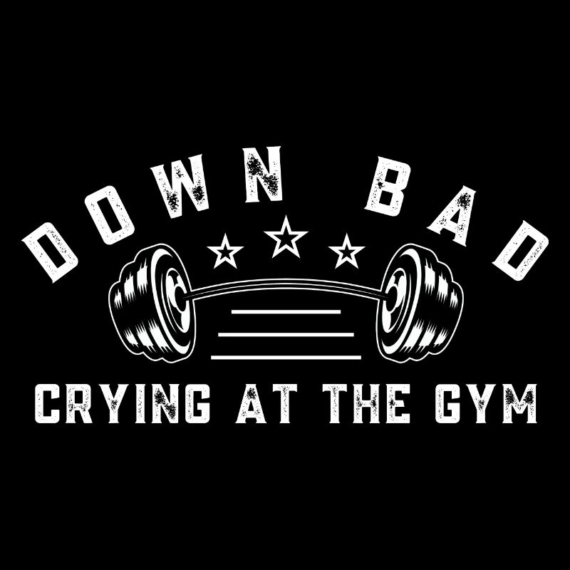 Down Bad Crying à la salle de sport