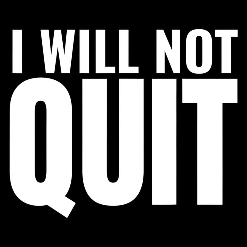 Je n’abandonnerai pas Citation de motivation Exercice Fitnes