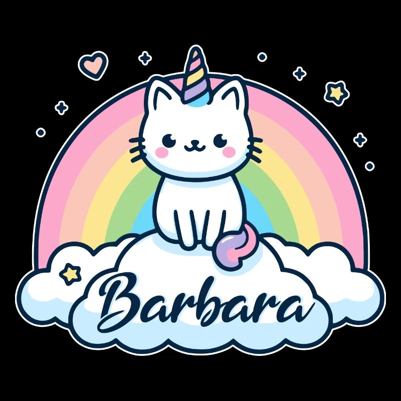 Barbara Nom Prénom Chat licorne