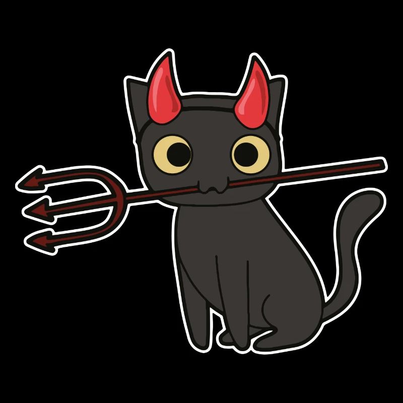 Cat Devil Halloween