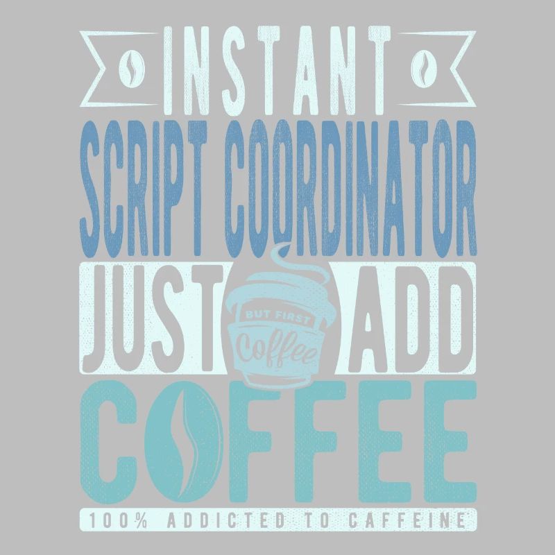 Café du coordinateur de script disant