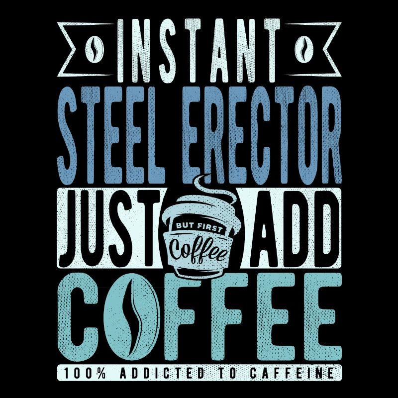 Stahl -eektor Kaffee Spruch